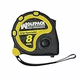 WOLFPACK LINEA PROFESIONAL - Flexometro 8 Metros Con Freno Grip Special