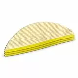Kärcher Kit de Paños de Microfibra para la Limpieza en Húmedo de Superficies Duras con el Robot Aspirador RCV 5, Blanco y Amarillo