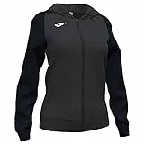 Joma Mujer Sudadera con Capucha, Antracita-Negro, XL
