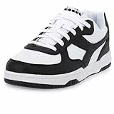 Diadora Raptor Low - Zapatillas de Deporte Unisex para Adulto, White Black Black, 45 EU