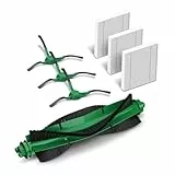 iRobot - Repuesto original de Roomba -Kit de recambio de accesorios para robots serie Roomba 105 y - Pack con 3 filtros, 3 cepillos para esquinas y bordes y 1 cepillo multisuperficie de cerdas