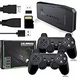 Consola Arcade Retro stickcon 20.000 Juegos Clasicos,2 Mandos Inalámbricos M8 HDMI,Consola Mini Portatil 64 GB,Compatible con 4K, los Juegos mas Famosos de los 90': MD,SNES,PS1,PSP, GBA,NES,etc