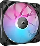CORSAIR iCUE Link RX140 Ventilador PWM RGB de 140 mm - Rodamiento de Cúpula Magnética - Ventilador Único - Negro