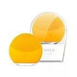 Foreo Cepillo Limpiador Facial Luna Mini 2, Accesorio De Viaje, Masajeador Eléctrico De Silicona, Skin Care Para Todo Tipo De Pieles, Sunflower Yellow
