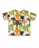 Tuc Tuc Camiseta Manga Corta de bebé niño en marrón con Estampado