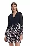 Desigual Vest_Basilea Casual Dress, Negro, XS Women's