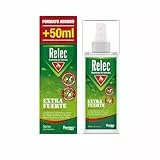 Relec Extra Fuerte Spray Antimosquitos, Repelente de Mosquitos 125ml, Eficaz Contra El Mosquito Tigre, Protección Contra las Picaduras de Mosquitos en Condiciones Extremas y Zonas Tropicales
