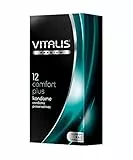 12 Premium Condoms Vitalis Sensitive - the Condom with more feeling and fun, 12 unidad, 1