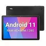 TCL Tab 10V, Android Tablet 10 Pulgadas 2k Full HD, 4GB RAM + 128GB (hasta 512GB), 5500mAh Battery, 5 MP Front Camera, 11, Wi - Fi Tablet, Space Ash