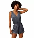 Triumph Mujer Silky Sensuality Romper, Pebble Grey, 46