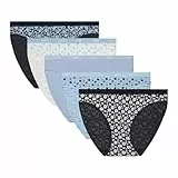 Dim Bragas Algodón Pack Se Adapta A Los Movimientos Mujer x5, Multicolor, L