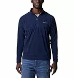 Columbia Klamath Range 2 Half Zip, Sudadera De Forro Polar Hombre, Azul (Collegiate Navy/Legacy Twill), L