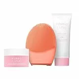 FOREO Bundle Limpieza Profunda LUNA 4 - Cepillo limpiador facial + Limpiador LUNA Micro-Foam Cleanser 2.0 100 ml + Balsamo desmaquillador LUNA 75 ml - Masajeador facial electrico reafirmante