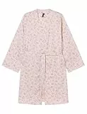 Women'secret Bata Midi Colección Trendy Romance Chaleco, Pale Pink, L para Mujer