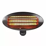 Orbegozo PHF 26 - Estufa profesional para Exterior, 3 niveles de potencia, IP-X4, Apertura 120º, Alcance 3 metros, 2000 W