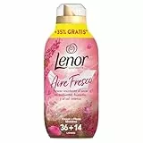 Lenor Aire Fresco Suavizante Para Ropa Frescor A Flores Silvestres 50 Lavados, 700ml, Frescor Resistente Al Secar En Ambientes Húmedos O Al Sol Intenso