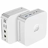 NAIKLULU Mini PC 12 Gen Alder Lake N95 (1,0 a 3,4 GHz), 16GB RAM 512GB SSD Mini Ordenador Computer, Micro Desktop PC Sobremesa Soporta Pantallas 4K, Win 11 Pro/Tipo-C/USB 3.2/RJ45(Gigabit Ethernet)