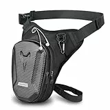 Flintronic Bolsa Pierna Moto, Impermeable Tactico Riñoneras Pierna, Duradero Riñonera Running Cintura con Correa de Pierna Ajustable & Tira Reflectante, para Ciclismo Pesca Camping Deporte
