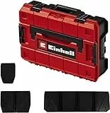 Einhell Maletín de sistema E-Case S-F (conservación universal de herramienta, dimensiones ext. 44x32x13 cm, carga máx. 25kg, protegido a salpicaduras, apilable, incl. 9 compart. de plástico)