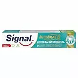 Signal Pasta de Dientes Integral 8 Limpieza Interdental Con ingredientes de origen natural 75 ml x1