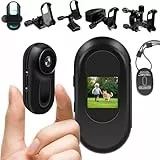 SecuraLen Camara Deportiva, 1080P HD & Gran Angular de 120°, Visión Nocturna, Montaje Magnético y Pantalla Camara Moto. Ideal para Deportes y Actividades al Aire Libre