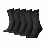 PUMA Crew Sock Calcetines, Negro (Black), 43-46 Unisex adulto