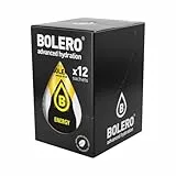 Bolero Bebida Instantánea sin Azúcar, Sabor Energética - Paquete de 12 x 7 gr - Total: 84 gr