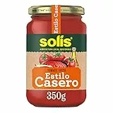 SOLÍS Tomate Frito Estilo Casero Frasco Cristal - Sin Gluten - 350g