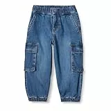 Amazon Essentials Vaqueros Cargo Elastizados Niño, Añil, 11-12 años