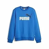 PUMA ESS+ 2 Col Big Logo Crew FL B Sudor, Racing Blue, 116 para Niños
