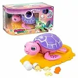 Bizak Salva La Tortuga Color Rosa, Mascota Interactiva para niños y niñas, Experiencia de unboxing, Limpia y cuida tu Animal Interactivo con reaccione y Sonidos, Juego de cuidados, (62008633-1)