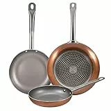 San Ignacio Optimum Plus Set 3 Sartenes, Aluminio Prensado, Aptas para Inducción, 18, 22, 26 cm