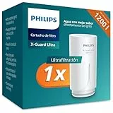 Philips Water Cartucho de filtro Ontap AWP315/10, ULTRAFILTRACIÓN, capacidad de filtración de 1200 L, reduce CLORO, PLOMO, MICROPLÁSTICOS, BACTERIAS y mejora el sabor del agua