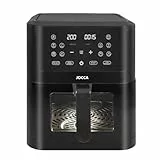 Freidora de Aire 8L Digital con Ventana | 10 Programas Predefinidos | Temperatura 34-200°C | Temporizador 1-24h | Función Precalescar y Deshidratar | Apagado Automático | Pantalla LED Táctil