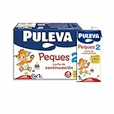 Leche de Continuación Puleva Peques 2 de 6 a 12 meses brik 1L – Caja 6 litros