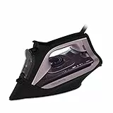 Rowenta Express Steam DW4345 plancha de vapor, suela Microsteam 350 láser, 2600 W, salida de vapor continua de 40 g/min, golpe de vapor de 200 g/min, sistema antical, antigoteo, Lila