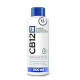 CB12 Enjuague Bucal para Halitosis - Combate el Mal Aliento Durante 12 Horas – Colutorio Sabor Menta y Sin Alcohol - Probado Científicamente - 500 ml