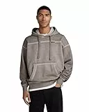 G-Star Para Hombre Sudadera con capucha Garment Dyed Loose, Gris (elephant skin gd D24219-D249-G107), M