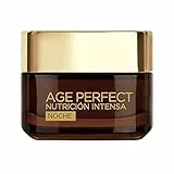 L'Oreal Paris Men Expert Age Perfect Nutrición Intensa Crema Rica Reparadora Noche Pieles Maduras y Desnutridas, Negro, 50 ml (Paquete de 1)