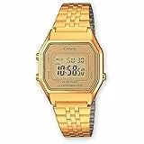 Casio Reloj Mujer de Digital con Correa en Acero Inoxidable LA680WEGA-9ER