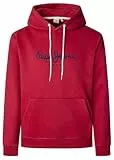Pepe Jeans Macbeth Plain Hoodie Rugby Red L