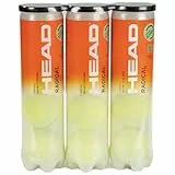 Head Radical Pelotas de tenis, Caja de 4 pelotas, Paquete de 3, Amazon Exclusive