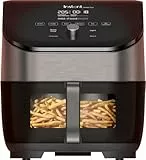 Instant Port Vortex Plus 6 en 1 Freidora de Aire Digital con ClearCook y Función de Asar, Recalentar, Hornear y Deshidratar, 1.700 W – 5,7 L