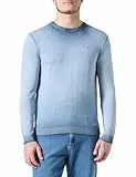 Replay Uk4705 Suéter pulóver, 388 Steel Blue, S para Hombre