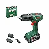 Bosch Home and Garden taladro percutor a batería EasyImpact 18V-40 (1 batería de 2.0 Ah, sistema de 18 V, en maletín de transporte)