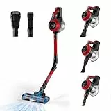 Ufesa Z3 Aspiradora Escoba Flex sin Cable, 10KPa, 150W, Autonomía 40 min, Aspiradora de Mano, Cepillo Motorizado con Luz, 2 Velocidades, Accesorios Suelo/Alfombra/Pelos de Animales/Coche/Muebles