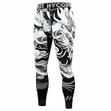 HYCOPROT Pantalones de Compresión para Hombre Mallas Deportivos de Secado Rápido Leggings Pantalones de Entrenamiento Interiores para Baloncesto Running Deporte Yoga