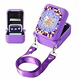 Oziral Protección de Silicona para Bitzee Digital Pet Fundas Anticaídas con Cordones para Bitzee Digital Pet Interactive Animal Fundas Protectoras de Silicona para Bitzee Impermeable Polvo Púrpura