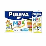 Leche de crecimiento Puleva Max a partir de 3 años brik 1L – Caja 6 litros