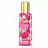 GUESS Love Passion Kiss, Bruma Corporal para Mujer, Fragancia Floral y Cítrica con Jazmín y Vainilla, Aroma Fresco, 250 ml